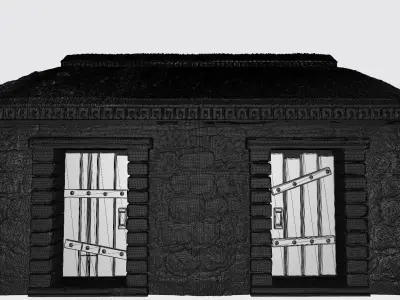 Large temple of Maya 3D print model