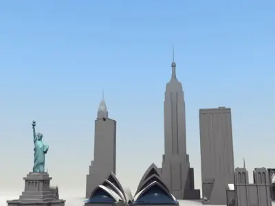 Landmark Collection 01 3D model