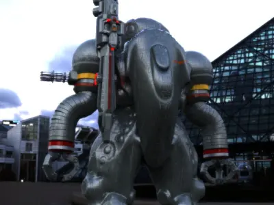 PG Infantry Bott w Pulse Rifle 3D model