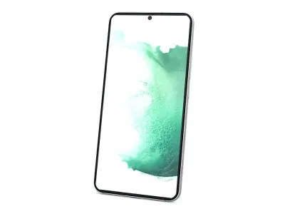 Samsung Galaxy S22 Plus 5G Cream Low-poly 3D model