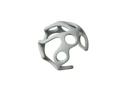 SciFi Cube Object No 39136 Low Poly Shape Texture