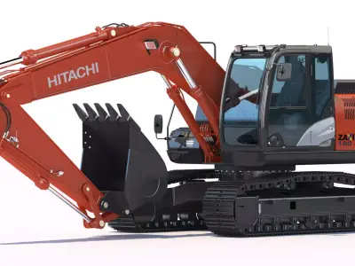 Excavator Hitachi Zaxis ZX180 LC 3D model