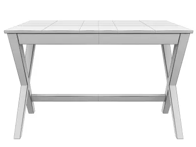 Writex Desk Black 3D model