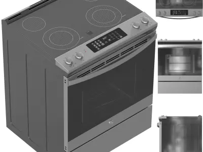 GE Appliance Collection 07 3D model