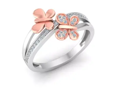 Butterfly Pair 3D model