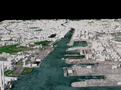 Dublin - Ireland 3D model