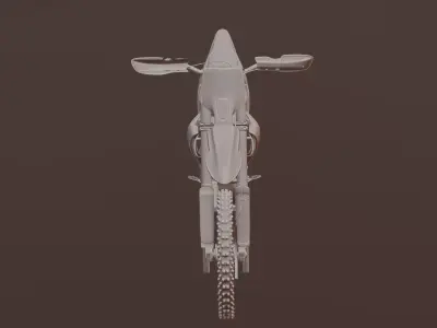 high poly electric dirty bike 3Dmodel cinematic 3D model