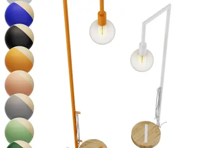 pluskouple SO1 floor lamp 3D model