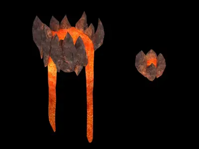Lava Hell - Magma Pots 3D model