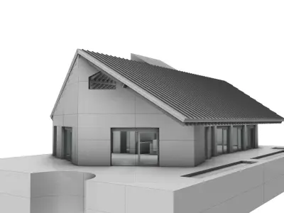 Fabiola Pavilion Anderlecht by Carton 123 Architects 3D Model 3D model