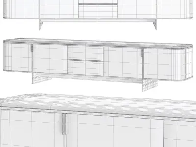 Laskasas DEAN Low-poly 3D model