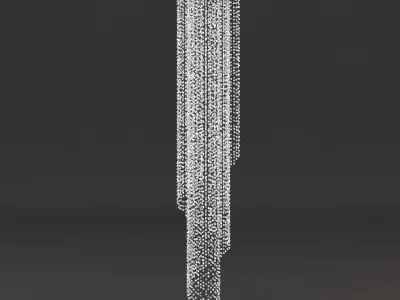 Crystal Chandelier 3D model