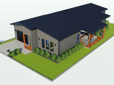 Australian House 1 3D model