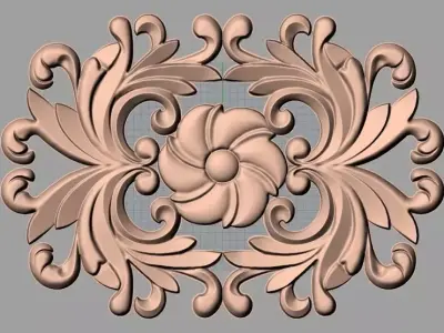 3D carved model furniture 3D design used for artcam aspire E777 3D model
