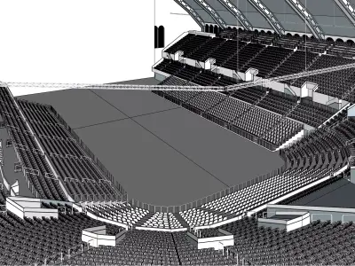 Jim Whelan Boardwalk Hall 3D model