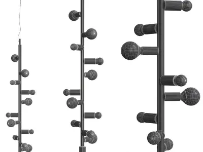 Almerich Party hanging lamp 2 3D model