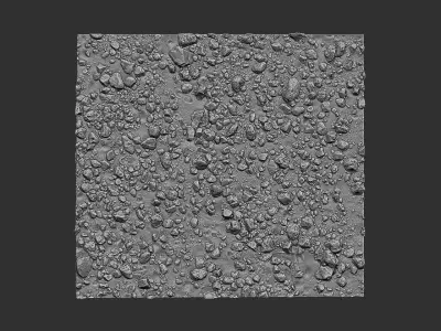 Stone Desert Low-poly 3D model