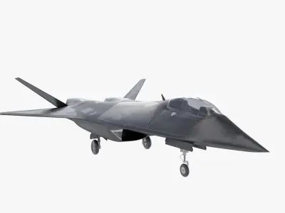  Future Jet Fighter Concept 2050 