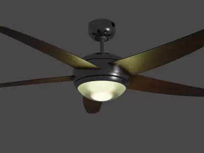 Ceiling fan 3D model