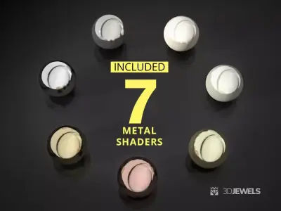 3ds Max with V-Ray Scene Settings for Jewelry 3D Rendering 3D model