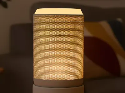 Modern 3D Printable Table Lamp Design 3D print model