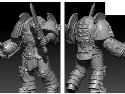 HeresyLab Talon Meka MK1 3D print model HL147 3D print model