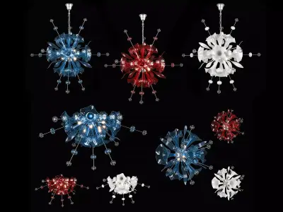 893 Celesta Lightstar Collection of Lamps   3D Model Pack