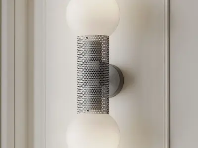 Perf Double Wall Sconce by Jonathan Ben-Tovim 3D model