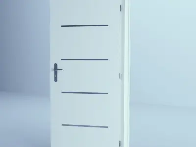 White Door 27 3D model
