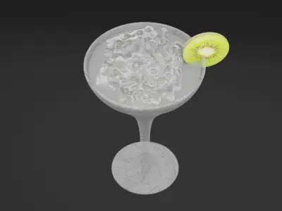 Frozen Fusion WIth Kiwi Low-poly 3D model