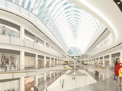 Shopping Centre 3 - Interior and Exterior 3D model