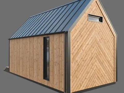 Barn house 02 3D model