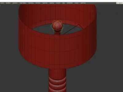 Cyan Design Dubois Table Lamp Low-poly 3D model