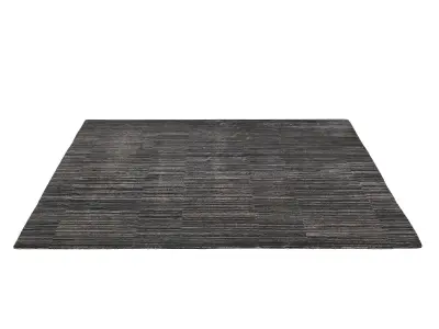 STRATTA HAND-KNOTTED WOOL RUG 3D model