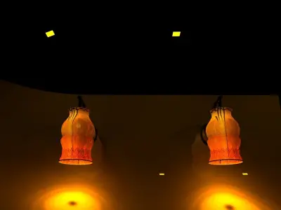 Modern Wall Light 3D model