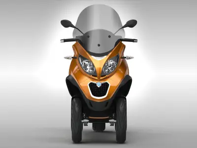 Piaggio MP3 Scooter 2016 3D model