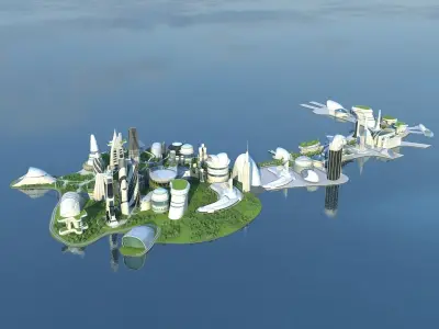 Future city 3D model order