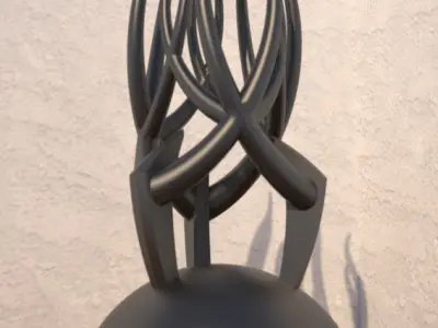 Decorative lamp printable Free 3D print model