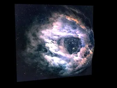 Skull Nebula 3D model