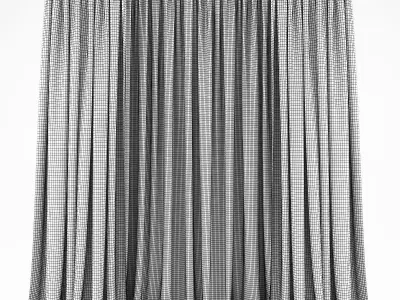 Curtains517 curtain Low-poly 3D model