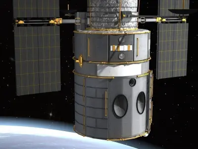 Hubble Space Telescope 3D model