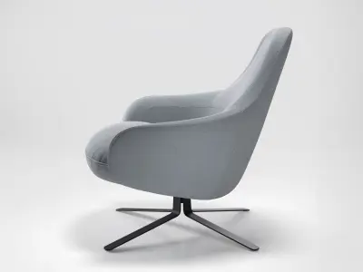 Moa Low Back Chair 3D model