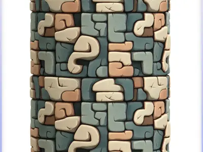 Stylized Wall Seamless Texture Texture 90