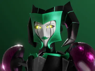 3D Malejest Transformers Prime Character Rig Low-poly 3D model