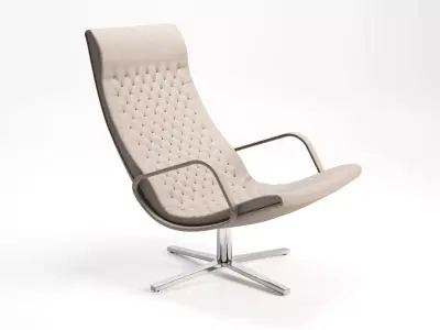 DS 51 26 Armchair  DS 51 05 Footstool 3D model