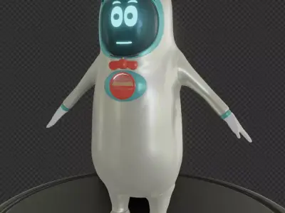 Mr Peanut The Assistance Robot 3D model