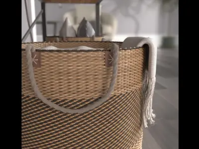 Gerona Table and Accessories 3D model