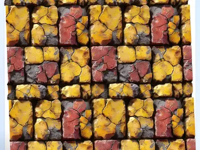 Stylized Wall Seamless Texture Texture 4
