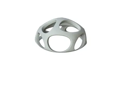 SciFi Cube Object No 49128 Low Poly Shape Low-poly 3D model