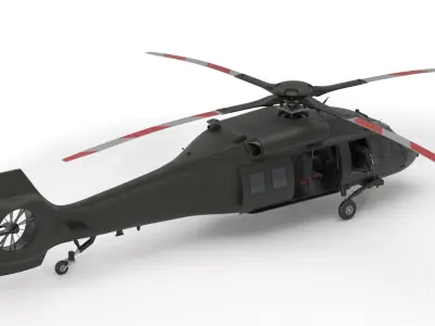 Generic Helicopter 02 3D model